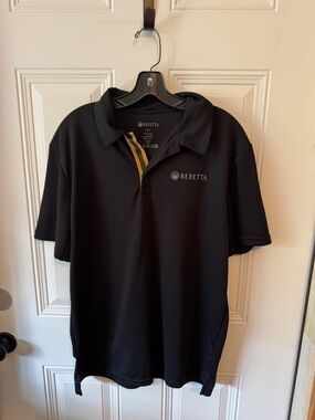 Beretta Men's Black Polo Shirt